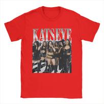 Katseye Kpop Girl Group Men T Shirt  Funny Tee Shirt Short Sleeve O Neck T-Shirt Cotton Printed Clothes 4XL gray