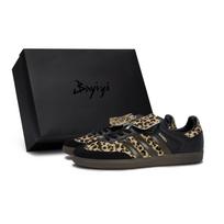 Adidas Originals SAMBA OG Leopard, Speciali avalynės dėžutė Neslystanti Atspari dilimui Neslystanti Atspari dilimui B75807(Team80-S-BOX) 39⅓