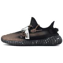 Adidas Originals Yeezy Boost 350 V2 Snake Rubbing Comfortable Slip Resistant Low top Casual Shoes Unisex Black Brown HQ4540(Team679-LM) 36