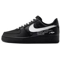 Nike Air Force 1 07 Triple Black, Touring Slip Resistant Waterproof Abrasion Resistant Low top Skateboard Shoes Unisex CW2288-001(Team582-) 40.5