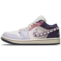 Jordan Air Jordan 1 Vintažiniai krepšinio batai Moteriški žemi Rožiniai/Violetiniai DZ2768-651(Team56-) 44