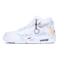 Nike Flight Legacy Aukštos aulo Vintažiniai Krepšinio Batai Unisex Balti BQ4212-101(Komanda51-) 40.5