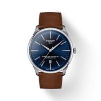 Tissot Leather Strap blue Dial Men's Fashion Watch T139.407.16.041.00 mėlyna