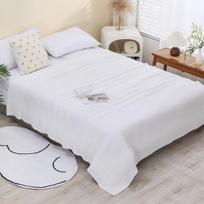 Thickened Cotton Gauze Terry Blanket: All-Season Absorbent Bed Cover, Large Bath Towel & Air Conditioning Blanket for Infants & Children 150x200cm (approx. 675g) balta