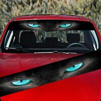 Automobilio priekinio galinio priekinio stiklo lipdukas Terror Decor 3D skėčių lipdukai universalūs