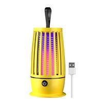Mosquito Killer USB pakabinamas vabzdžių gaudyklės lemputė su šiltai balta naktine šviesa, netoksiška elektrinė pilka