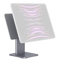 6 in 1 Hub Daugiafunkcis magnetinis stovas, skirtas iPad Pro 12,9 colio 360 laipsnių pasukimas 80 laipsnių pakreiptas kortelių skaitytuvas iPad Pro 11-iPad Air 10.9 sidabras