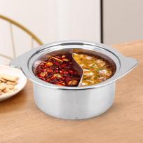 Puodas su skirstytuvu Kiniškas dvipusis daugiafunkcis degiklis, skirtas kelionei 16cm without lid
