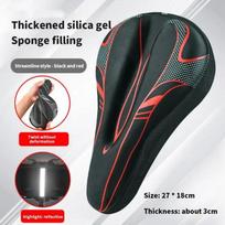 3D MTB plento dviračio balnas GEL dviračio sėdynės užvalkalas atminties putos neslystantis dviračio sėdynės pagalvėlė raudona