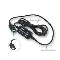 Konverteris 12V į 5V USB lizdas Žemyninis valdiklis DC į DC 12V į 5V 3A Dvigubas USB įtampos keitiklis automobiliui GPS išmaniajam telefonui 4.3*2.2*1.1cm,USB head juoda