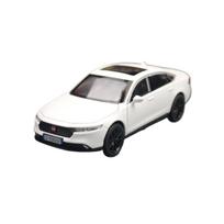 1/32 „Honda Accord Gen11“ sedanas hibridinis žaislinis automobilio modelis, metalinis, miniatiūrinis, skirtas vaikams „pull Back“ kolekcija „Kid Boys“ balta