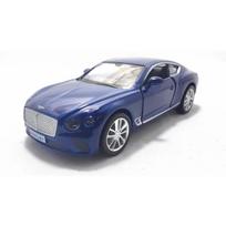 1/36 Bentley Continental GT Atitraukiamas žaislinis automobilio modelis Oficialiai licencijuota mastelio kopija Metalinė liejama miniatiūrinė meno figūrėlė Kalėdos Vaikui Berniukui Dovana mėlyna