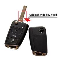 3 mygtukų VW nuotolinio automobilio rakto korpusas Volkswagen VW Skoda Octavia A7 Golf 7 MK7 Passat Beetle Polo Bora skirtas Seat Leon skirtas Seat