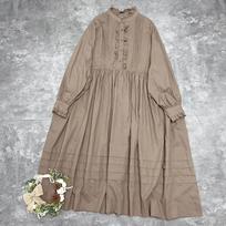 Japoniškos pavasarinės klostuotos miško suknelės, laisvalaikio retro stiliaus raukiniai, medvilninė, laisva, paprasta moteriška suknelė One Size kava