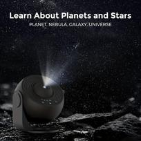 1vnt 13-in-1 dangaus žvaigždžių projektorius nakties šviesa – Galaxy Aurora efektas, keičiasi spalva, reguliuojamas ryškumas, laikmačio funkcija, skirtas planetariumui