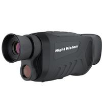 4K monokulinis naktinio matymo įrenginys, 2560P HD infraraudonųjų spindulių 8X skaitmeninis priartinimas, medžioklės teleskopas, lauko diena, naktis, dvejopo naudojimo tamsa juoda