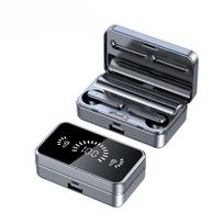 Nauja S20 veidrodinė belaidė Bluetooth ausinė 5.2 mini bipolinė nematoma ausinė, ilga budėjimo rankena juoda
