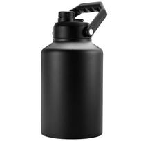 128oz 3785ml Termosinis vandens butelis, Nerūdijančio plieno termosas, tinkamas plauti indaplovėje, Ąsotis be BPA su rankena ir neslystančiu dugnu 64oz 1892ml