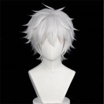 Lu Guang Cosplay Perukas Anime Cheng Xiaoshi Trumpas Baltas/ Juodas Karščiui Atsparus Sintetinis Plaukas Helovino Vakarėlio Perukai + Peruko Kepuraitė One Size
