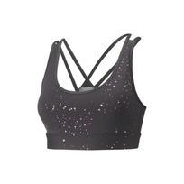 Puma Mid Impact Stardust Crystal Sports Bra Women Sports Bra Black 521372-01 XS
