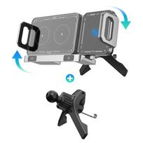 2in1 automobilio ventiliacijos angos telefono laikiklis Greito įkrovimo automobilio įkroviklis Automatiškai besisukantis sulankstomas išmaniojo telefono laikiklis Samsung Galaxy Z Fold 6 Flip 6