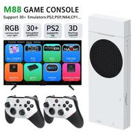 M88 Retro žaidimų konsolė su 40 000 įdiegtų klasikinių žaidimų, 4K HDMI TV išvestis, 2,4G belaidis valdiklis, 128GB/256GB retro žaidimų konsolė 128GB