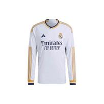 adidas Real Madrid 23/24 Ilgomis Rankovėmis Namų Autentiški Marškinėliai Balti Vyriški Streetwear IA9978 XXXL