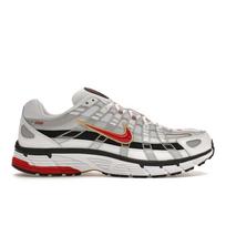 Nike P-6000 Platinum Varsity Red Unisex sportbačiai Balti Metaliniai-Platinum CD6404-102 40.5