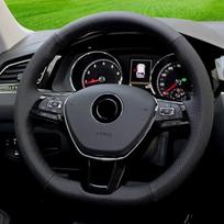 Automobilio vairo apdangalas Oda Rankų siuvimo Volkswagen VW Golf 7 Mk7 Touran Up Naujas Polo Jetta Passat B8 Tiguan Priedai