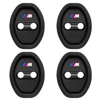 4 vnt. Automobilio durų ribotuvo dangtelis Durų užrakto apsauginiai dangteliai BMW M E34 E36 E60 E90 E46 E39 E70 F10 F20 F30 X5 X6 X1 M3 M5 M6 E71 F01 F02 F87 black