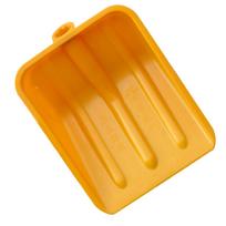 Plastikinė sniego kastuvo galvutė Ledo grandiklio keičiama galvutė efektyviam ledo ir sniego šalinimui žiemą Sodo ar kiemo įrankis geltona