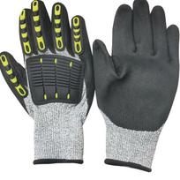 Level 5 Cut-Resistant Shock-Absorbing Anti-Impact HPPE Gloves for Petroleum, Mining, and Construction