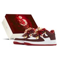 Nike Air Force 1 Dėžutė, Vestuviniai Batai, Palankaus Drakono Ir Fenikso Žemi Batai Moteriški Raudoni Balti HV5165-121(TeamA-S-BOX) 37.5
