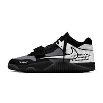 Jordan x Travis Scott Jumpman Jack Black White Battle Scars Textile, Leather Low top Basketball Shoes Unisex Black FZ8117-204(Team1940-) 38