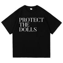Vyrai Moterys Drabužiai Streetwear Aukštos Kokybės Apsaugok Lėles T-shirt Vyrai_Moterys Harajuku Estetika Raidžių Spaudos T-shirt Unisex 4XL