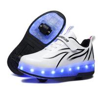 LED Roller Skates with Double Wheels for Men, Women, and Kids 40 baltai rožinė spalva
