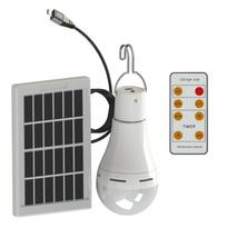 9W / 7W nešiojama LED saulės energija varoma stovyklavimo lemputė nuotoliniu būdu valdoma vandeniui atspari lauko pakabinama 7W