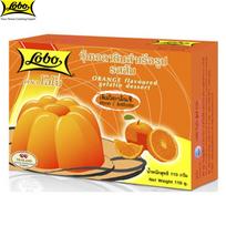 Lobo apelsinų skonio želatininis desertas, Pagamina 2 porcijas, Tailando desertas, 110 g 110 g