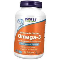 Molekuliniu būdu distiliuotas Omega 3 dengtas žarnyne, Omega-3 dengtas enteriniu būdu, Now Foods 90 gelio dangtelių (67128025) 90softgels