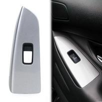 Sidabrinio tipo priekinio lango pakėlimo jungiklio skydelio dangtis 74232-60440, skirtas Toyota Land Cruiser Prado 120 LC120 2003-2009 Tik LHD automobiliui Left Drive Side