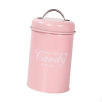 Kavos skardinė Sausainių dėžutė Ryžių riešutų Maisto organizatorius Prieskonių indelis Šunų skanėstų dėžutė Sandėliavimas Pink Candy