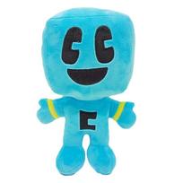 Minecraft Craftee žaidimo žaislas Animacinis modeliavimo žaislas Patogus gyvūno modelis Kawaii personažas Žaidimo lėlė vaikams Gimtadienio dovana 28cm mėlyna