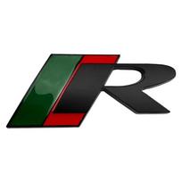 R logotipo ženkliukas Automobilio kėbulo bagažinės emblema Lipdukas XF XJ XE XK F-Type X-Type F-Pace I-Pace E-Pace XKR XFL XJS Silver