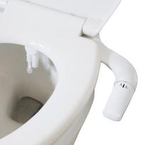 Išmanus kairiarankiams neelektrinis plonas bidė sėdynė švelniam valymui šaltu vandeniu UK/Australia/Asia: 1/2 T-Adapter white