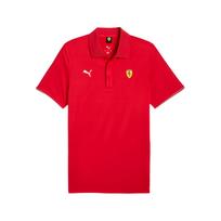 Puma Race Cloudspan Ferrari Team Series Quick-Dry Fashionable Soft Skin Short Sleeve Polo Shirt Men tops Red 630185-02 XL