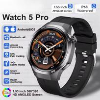 2025 Naujas Išmanusis Laikrodis su Bluetooth Skambučiais Vyrams AMOLED HD Didelis Ekranas Širdies Ritmas NFC IP68 Vandeniui Atsparus Sportinis Belaidis Įkrovimas skirtas Xiaomi Black Silicone