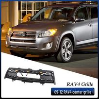 09-12 Toyota RAV4 Modifikuotos Priekinio Buferio Grotelės su Žibintais Grille