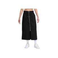 Jordan žemo liemens vienspalvis vidutinio ilgio laisvalaikio sijonas Moteriški sijonai Juodas HF9463-010 L