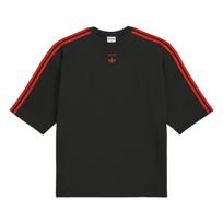 Adidas Originals X Willy Chavarria Bendradarbiavimas Pavasaris/Vasara 25 Parašo Mados Universalus Laisvo Kirpimo Apvalios Kaklo Trumpomis Rankovėmis Marškinėliai Unisex Viršutiniai Drabužiai JW1447 S