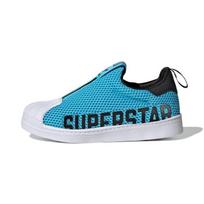 Adidas Originals Superstar 360 X Tinklelio Kasdieniai Neslystantys Patvarūs Žemi Vaikiški Riedlentės Batai Vaikiški Sportbačiai Mėlyni GX3248 28